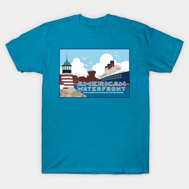 American Waterfront T-Shirt by Treasures from the Kingdom